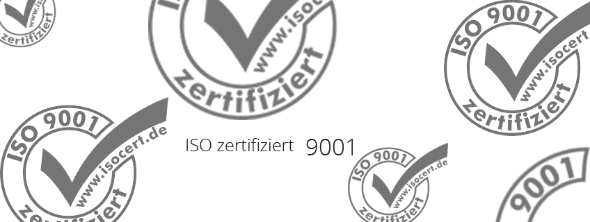 Astiga ist ISO 9001 zertifiziert - Siegel der Zertifizierung